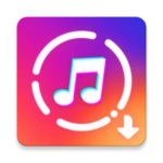 mp3 music downloader android application logo